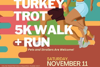 Turkey Trot 5K Registration Still Open - November 11